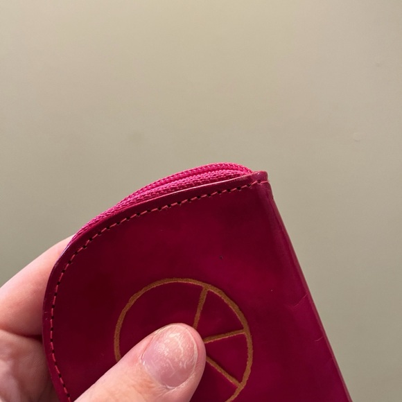 Pink Peace Symbol Coin Purse - Picture 5 of 7